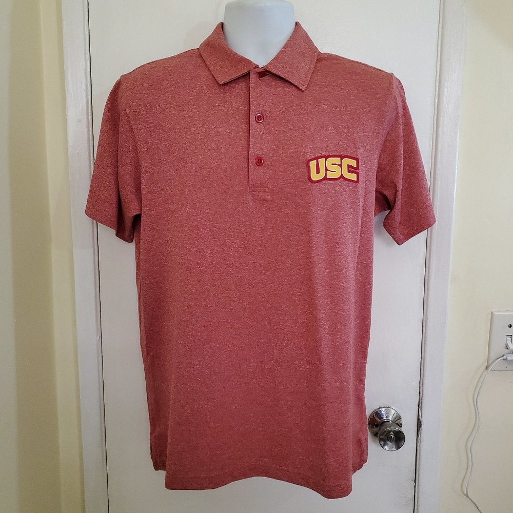 USC TROJANS NEW COLLEGE POLO SHIRT MENS SMALL